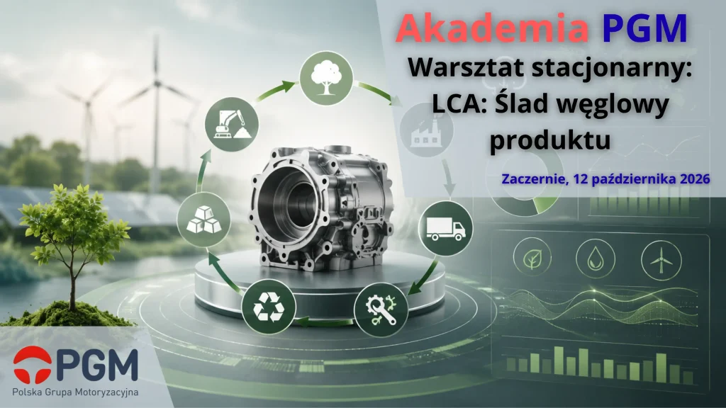 grafika PGM zapowiadająca warsztaty z liczenia śladu węglowego